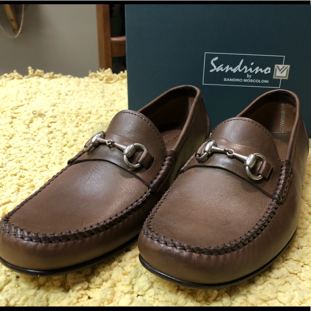 Sandro Moscoloni mens bit loafers, size 11.5